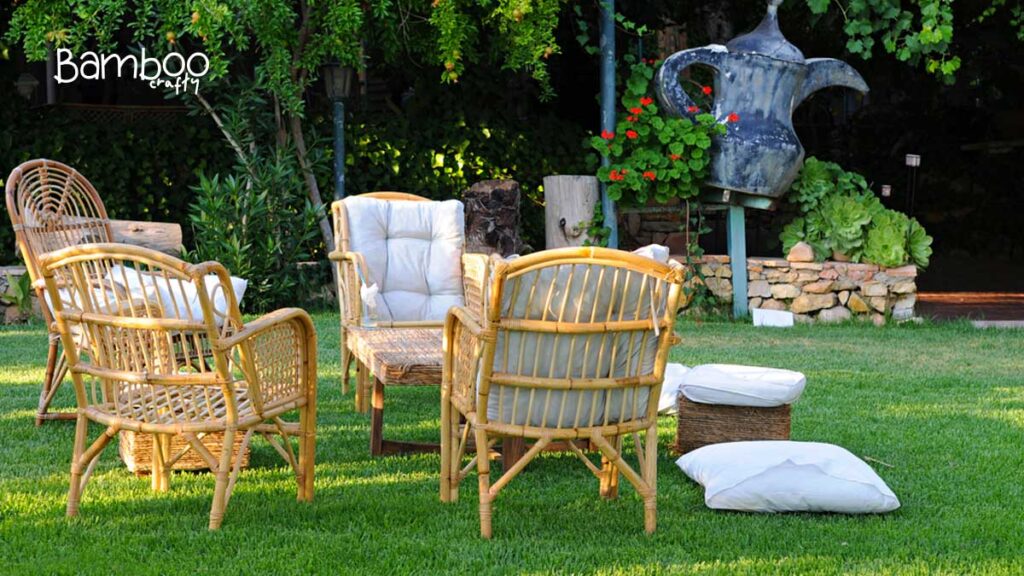 Bamboo outdoor furniture