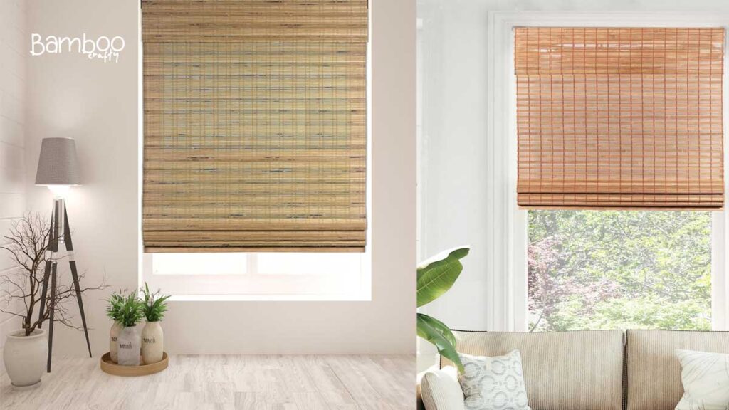 Bamboo Blinds French Doors