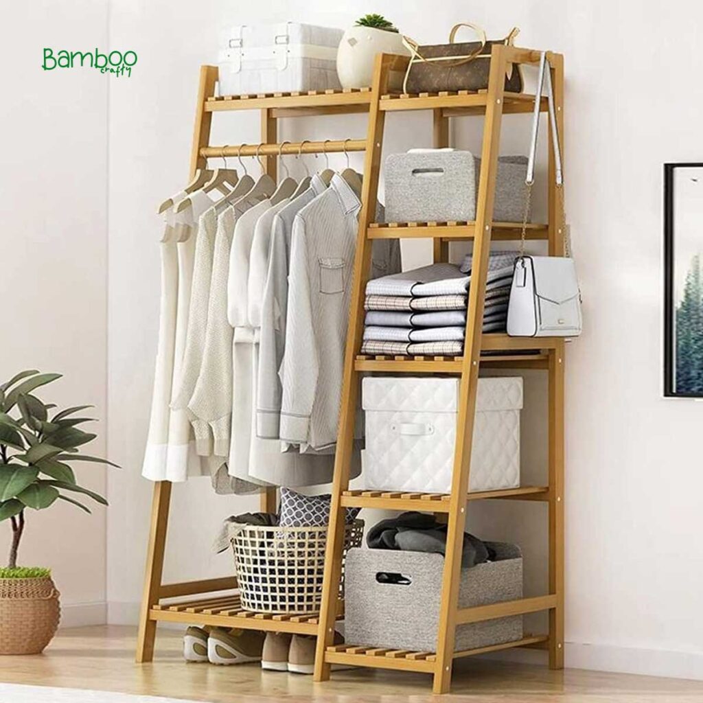 Bamboo Freestanding Racks