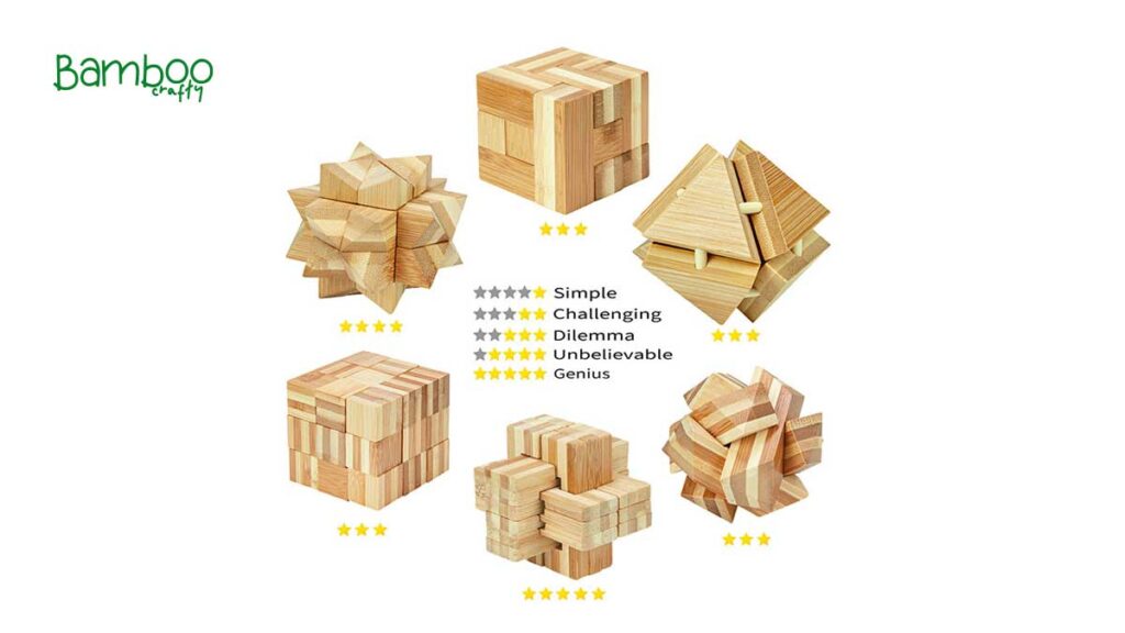 Bamboo Puzzle Brain Teasers Puzzles