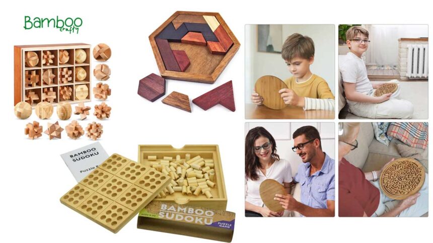 Bamboo Puzzles and Games: Boost Your Brain the Eco-Friendly Way