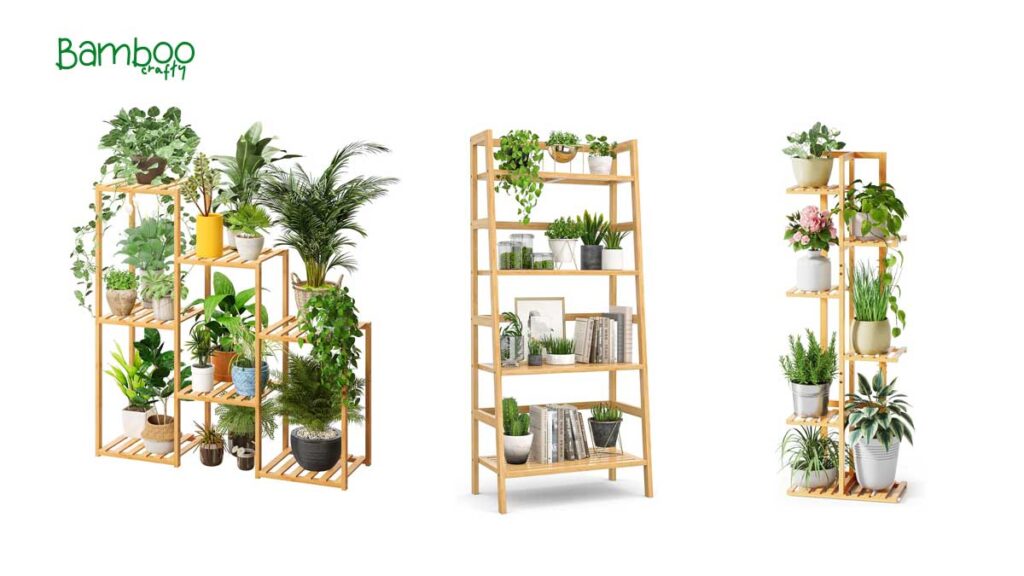 Bamboo Shelf Home Decor