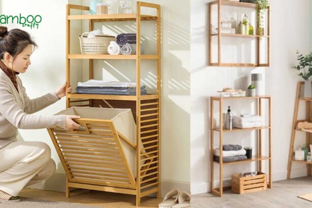 Bamboo Storage Rack: Maximize Space with Eco-Friendly Style