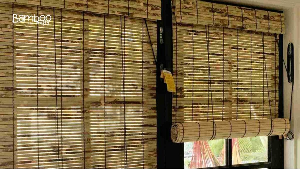 Bamboo door blinds Installation And Care Tips