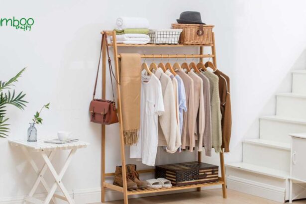 Bamboo Clothes Rack: Stylish, Eco-Friendly Organization Solution