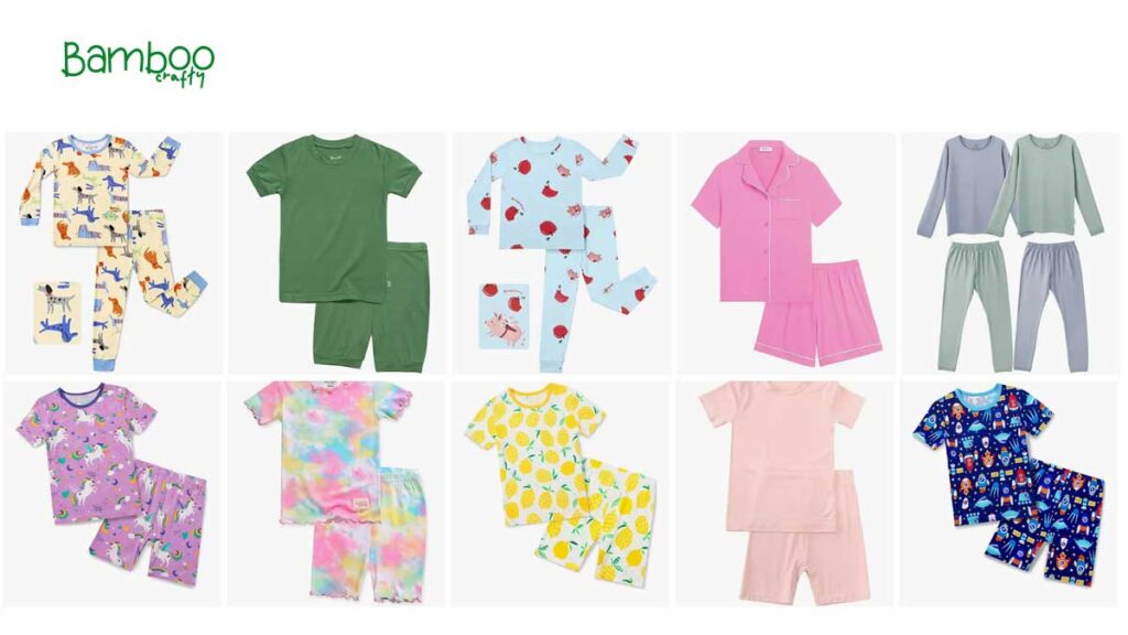 Popular Brands For Kids Bamboo Pajamas