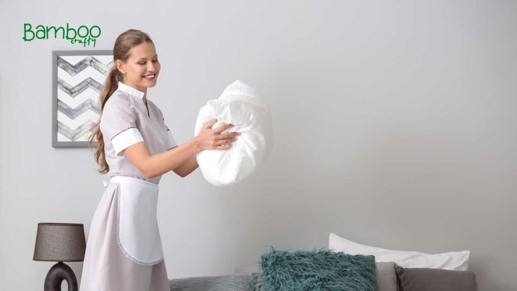 Preparing The Pillow For Washing