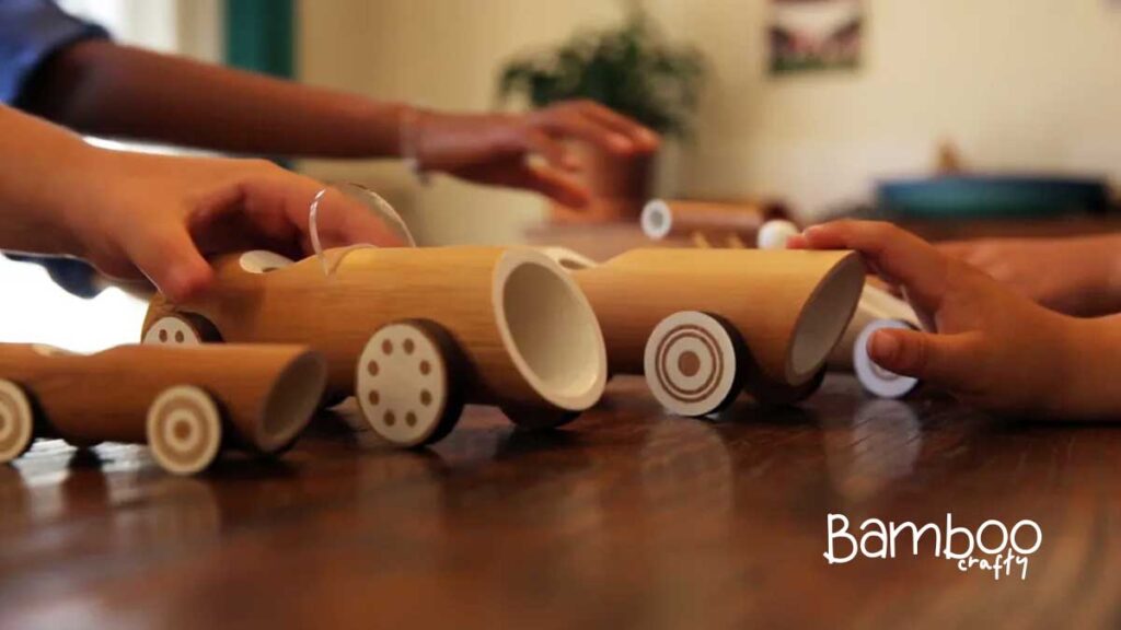 Bamboo Toy Car